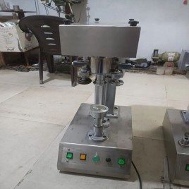 Vertical Seal Machine Can Sealing Machines, Capacity: 500 can/hour