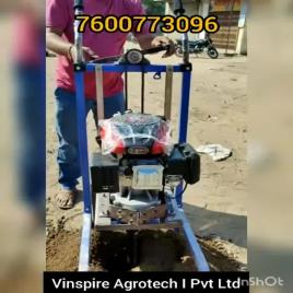 VINSPIRE Trolley Mounted Earth Auger, Capacity: 70hole/hour, Model Name/Number: VAPL-TEA-82C
