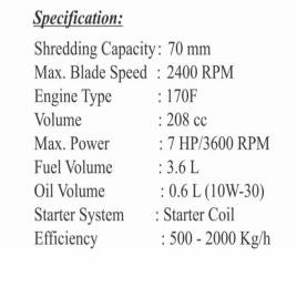 Vinspire Wood Chipper Machine