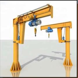 Wall & Pillar Mounted jib crane, 15 Ton, Maximum Lifting Capacity: 25 Feet