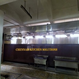 WALL MOUNT Stainless Steel Kitchen Exhaust Systems, For Commercial, Size: 18"" Height