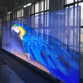 Wall Mounted For Outdoor Transparent Adhesive Led Display screen, P6