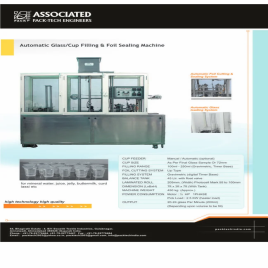 Water Cup Filling And Sealing Machine