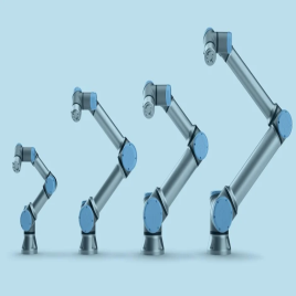 White 0.5 Kg Industrial Robotic Arm, Stepper
