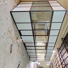 White Aluminium Office Partition