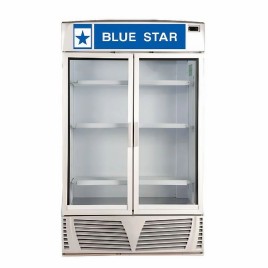 White And Black Blue Star Visi Coolers, Single-Zone, 125 Liters To 1200 Liters