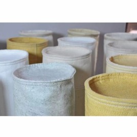 White And Yellow PTFE Membrane Filter Bag