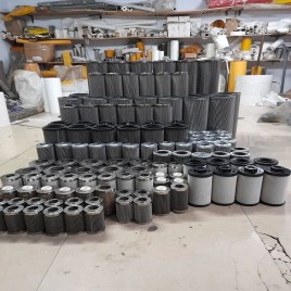White Hydraulic Return Line Filter