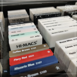 White LG Hausys HI-MACS Solid Surface Sheets, Thickness: 12 mm