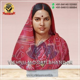 White Marble Bust Statue, 2 Feet