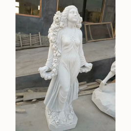 White Marble Sculpture Statue, 3 Feet