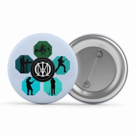 White Mild Steel Printed Badges, For Events