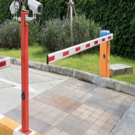 White Nilkamal Barrier Gates, For Parking, Mild Steel
