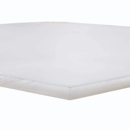 White PET Plastic Sheets, Thickness: 10 mm, Size: 1 m