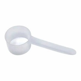 White Plastic Long Handle Sccop 125 ml - PS