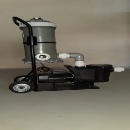 White Plastic Pool Cleaning Equipment