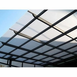 White Polycarbonate Sheet Shed