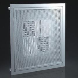 White Powder Coated Perforated Diffusers, For AC