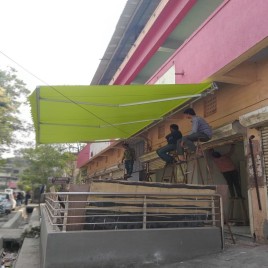 White PVC Sun Shade Net