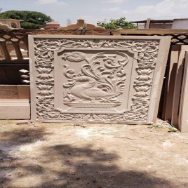 White Stone Wall Panel, Size: 24x24 Inches