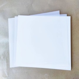 White Visiting Cards Printing Board 300gsm matt