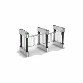White ZKTeco Swing Barrier, For Industrial, Stainless Steel
