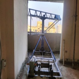 With Trolley Industrial Tower Hoist