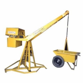 With Trolley Material Hoist Monkey Crane Machine