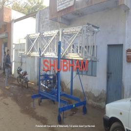 With Winch Tower Ladder Aluminium, Capacity: 250 Kgs, Size: 20 To 55 Feet