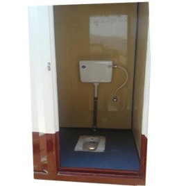 Wood Indian Toilets Cabin