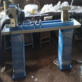 Wood Turning Lathe, Bamboo Stick Making Machine, Manual