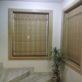 Wooden Brown Chick Blinds, Thickness: 3 mm