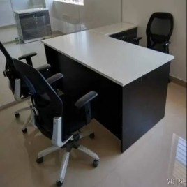 Wooden L Shape Executive Office Table