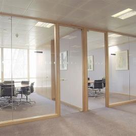 Wooden Office Cabins Partition Services Provided