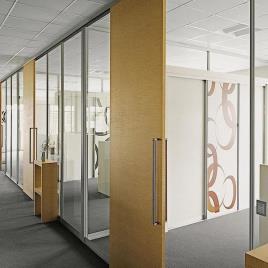 Wooden Office Cabins Partition Services Provided