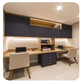 Wooden Office Cabins Partition Services Provided