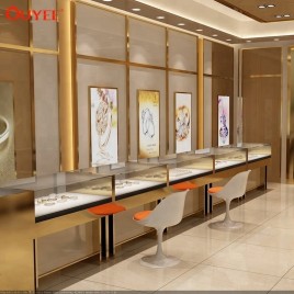 Wooden Rectangular Jewellery Store Display Counter, For Jewelry Shop Storage