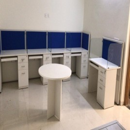 Wooden Round Table, For Office