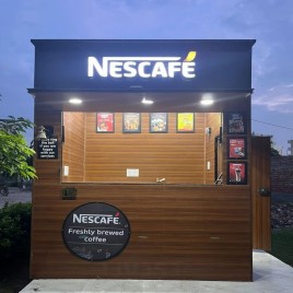 Wooden Sheets Kiosks