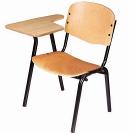 Wooden Writing Ped Chairs, For Office and students