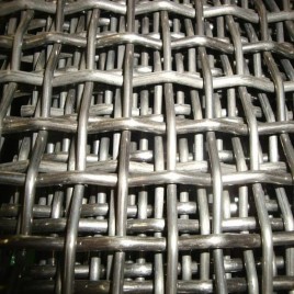Woven Spring Steel Wire Mesh Without Edge Preparation, For Industrial