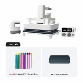 XTool Heat Press Tool for T-shirts, HTV, Sublimation and DTF Transfers 3 in 1 Kit