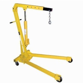 Yellow Hydraulic Floor Crane, Capacity: Above 2500 kg, Automatic Grade: Semi-Automatic