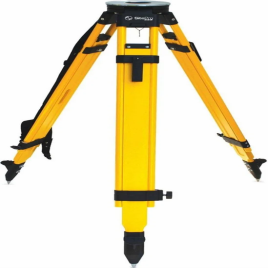 Yellow Wooden Tripod, For Survey Lab