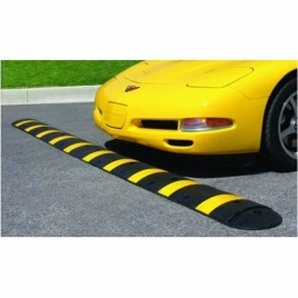 Yellow,Black Rubber Heavy Duty Speed Bump