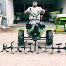 Yoddha 9hp Diesel Power Weeder, For Agriculture, Engine Model: VAPL-PW-9FW1