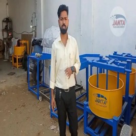 Zig Zag Interlocking tiles Machine