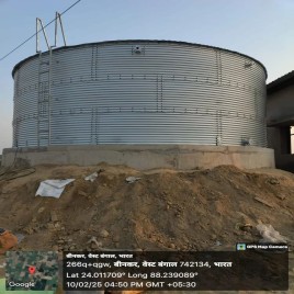 Zinc Aluminium Bolted Water Storage Tank, 1000000
