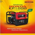 1 kva Honda Generator EP 1000, Single Phase