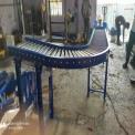 1 Mtr Steel Roller Conveyor, Capacity: 50 Kg/Feet